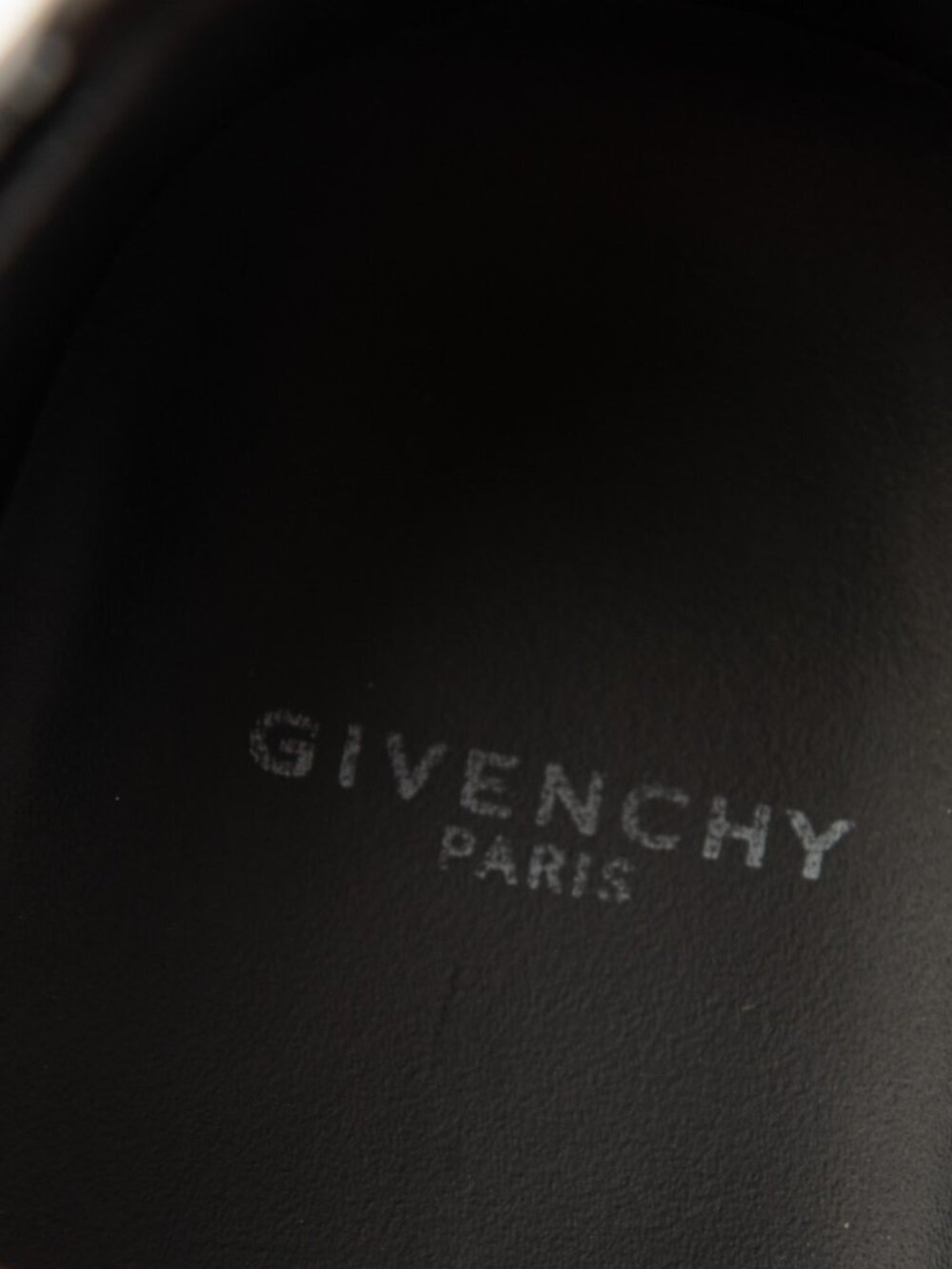 Givenchy Urban Street Logo-Embossed Patent Leather Sneakers Black Size 38.5 8.5 - Picture 10 of 14